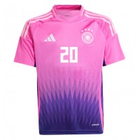 Camisa de Futebol Alemanha Benjamin Henrichs #20 Equipamento Secundário Europeu 2024 Manga Curta